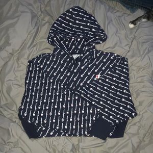 cropped champion hoodie X - LARGE
